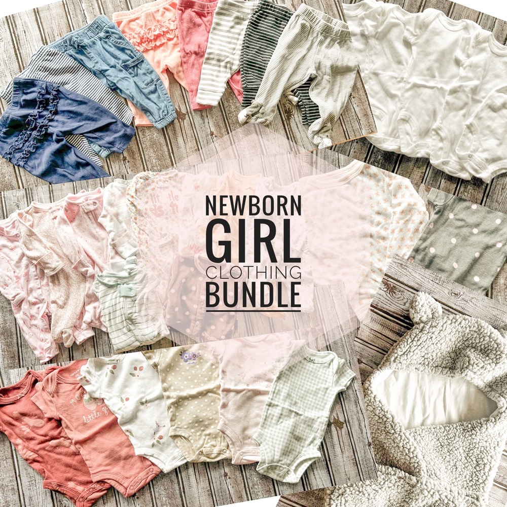 Newborn Baby Girl Clothing Bundle